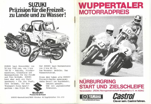3. Wuppertaler Motorradpreis Nürburgring